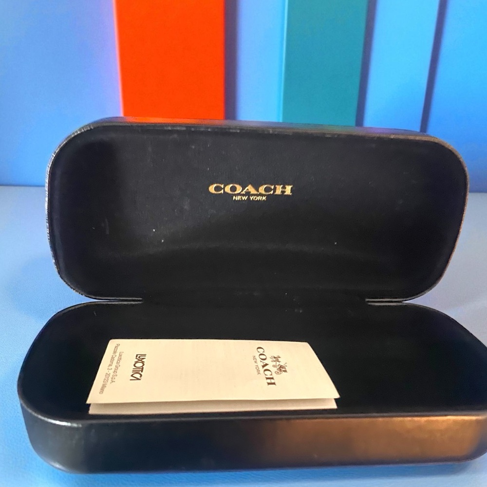 Coach Black Eyewear Case EUC